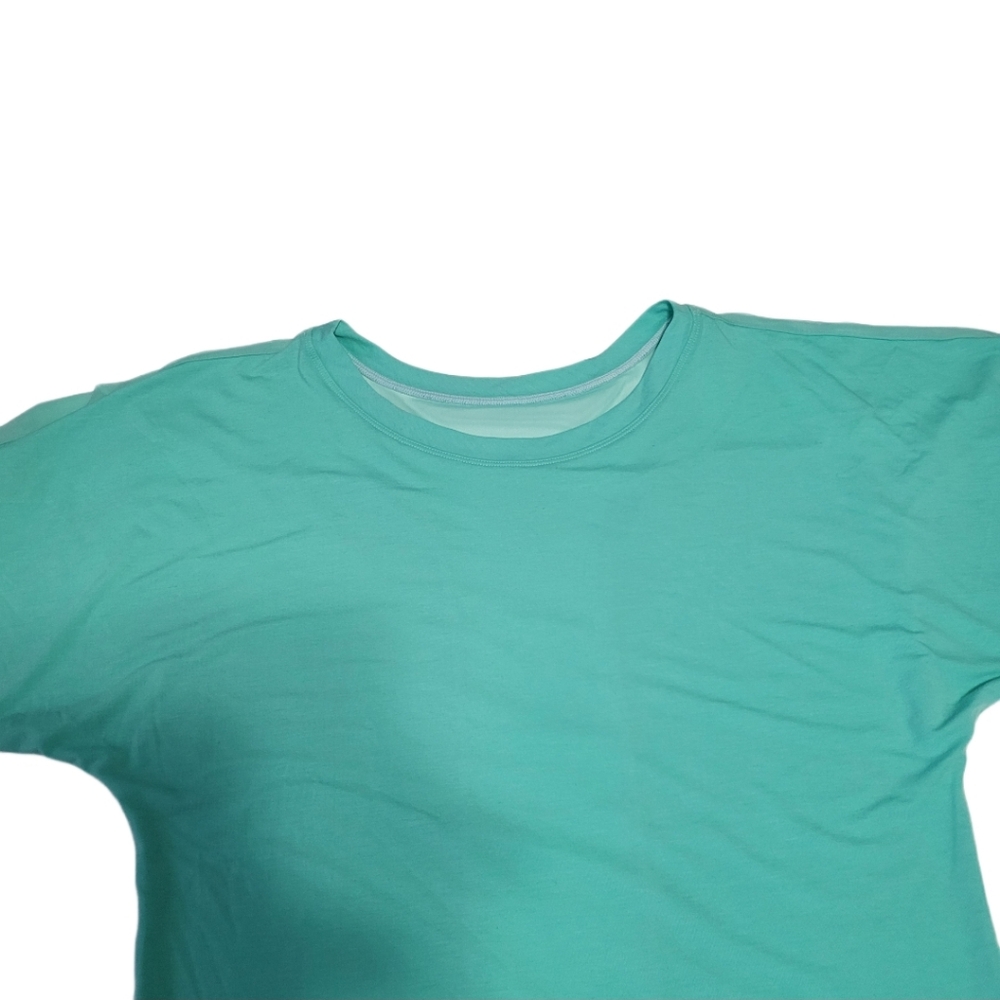 Trina Turk    Women's XL    T-Shirt   Top   Aqua - Picture 8 of 12